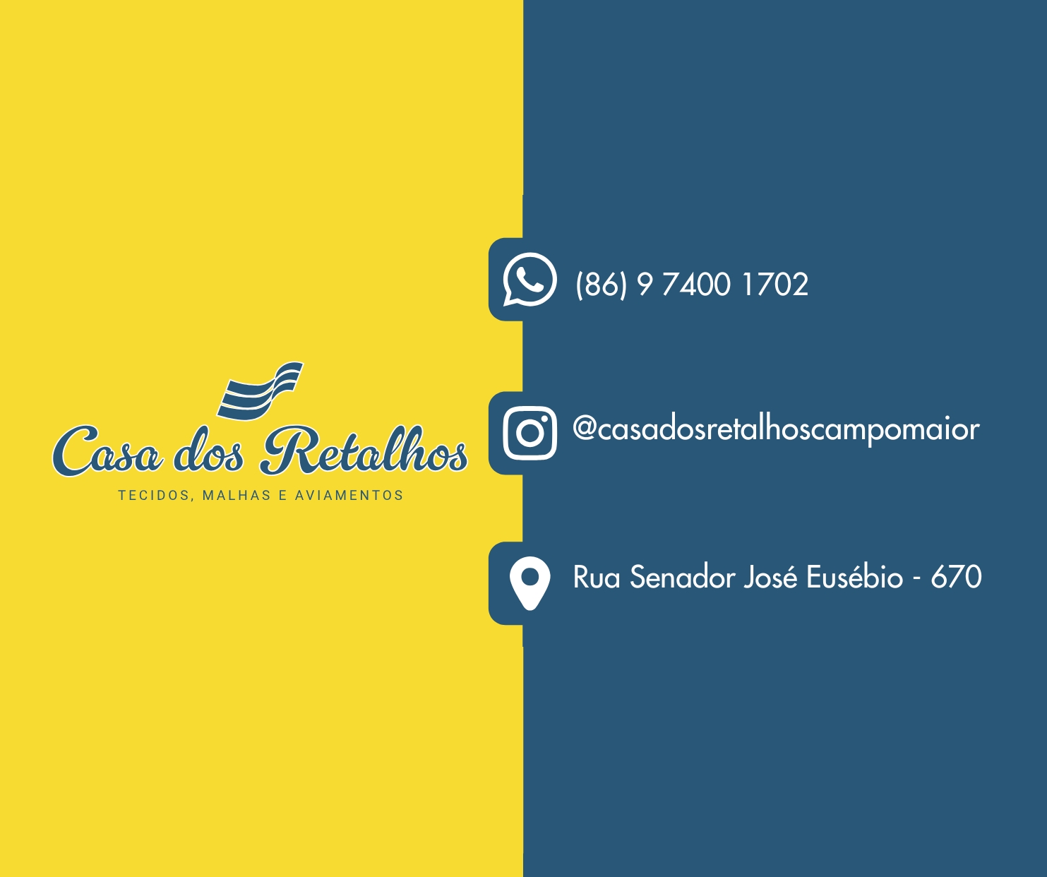 Casa do Retalho ate out/25