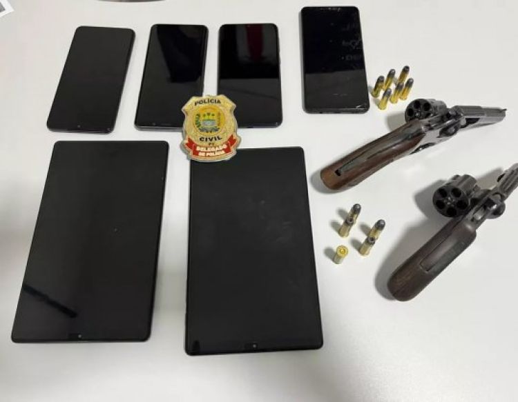 Aparelhos furtados da Equatorial Piauí — Foto: Divulgação/Polícia Civil