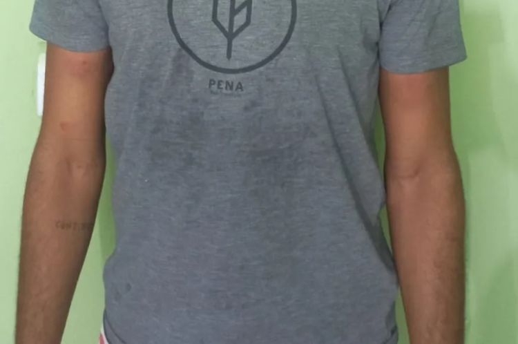 Homem é preso suspeito de amordaçar ex-companheira e usar objeto de ferro para estuprá-la, em Alegrete do Piauí — Foto: PM