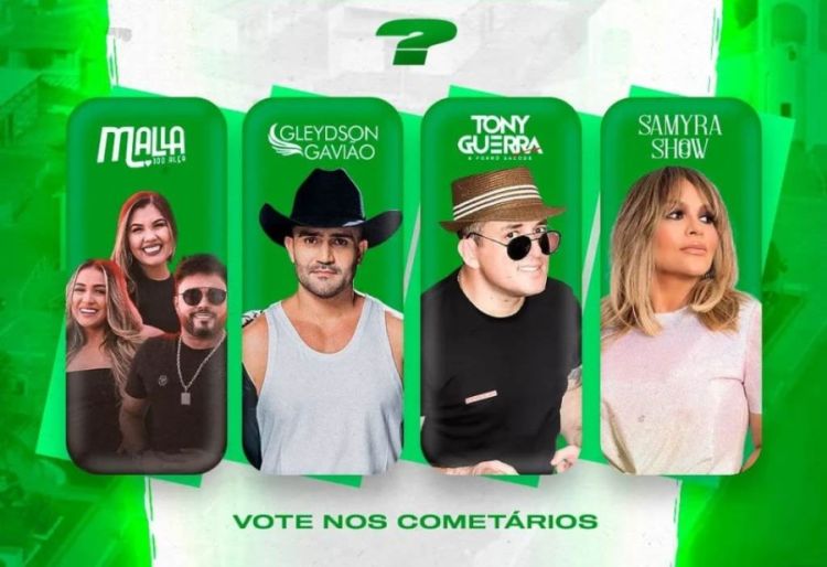 Bandas que podem se apresentar em Assunção do Piauí na Festa do Feijão