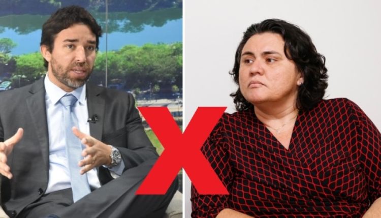 Montagem do Em Foco com fotos do portal O Dia e GP1