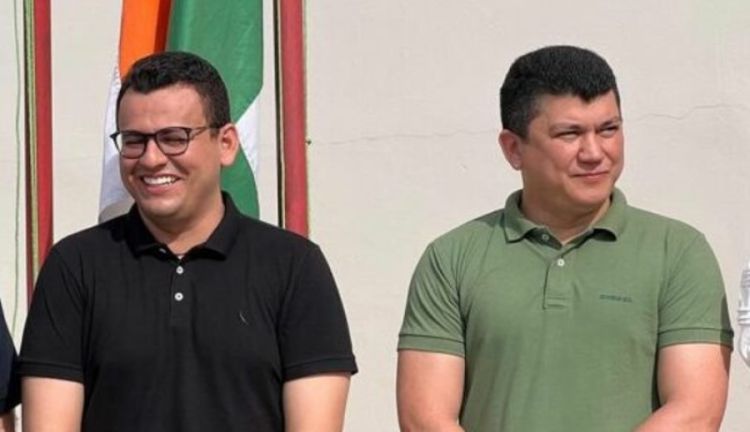 Prefeito Douglas Lima e o deputado estadual Rubens Vieira. Foto: reprodução