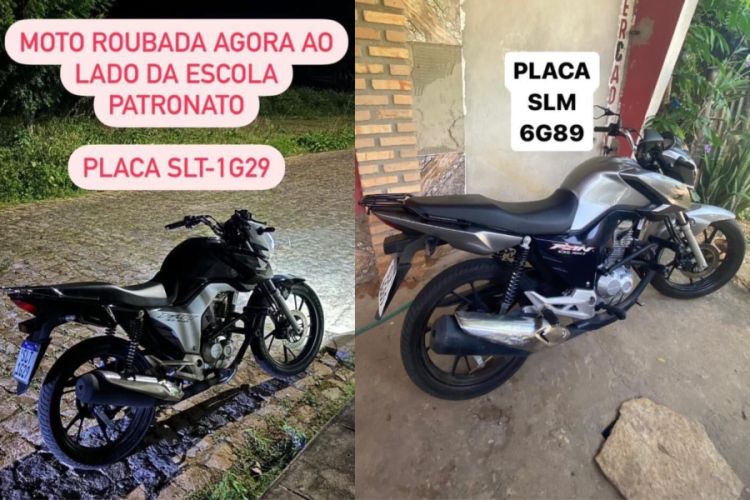 Foto: veículos roubados