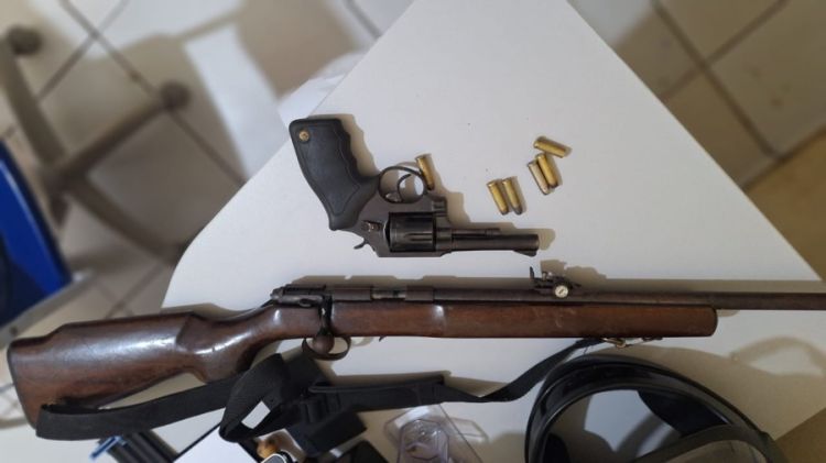 Armas apreendidas - Foto: Divulgação/PM 