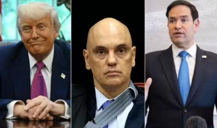 Montagem do O Globo, com fotos de Jim WATSON / SAUL LOEB / POOL / AFP / Rosinei Coutinho/ STF