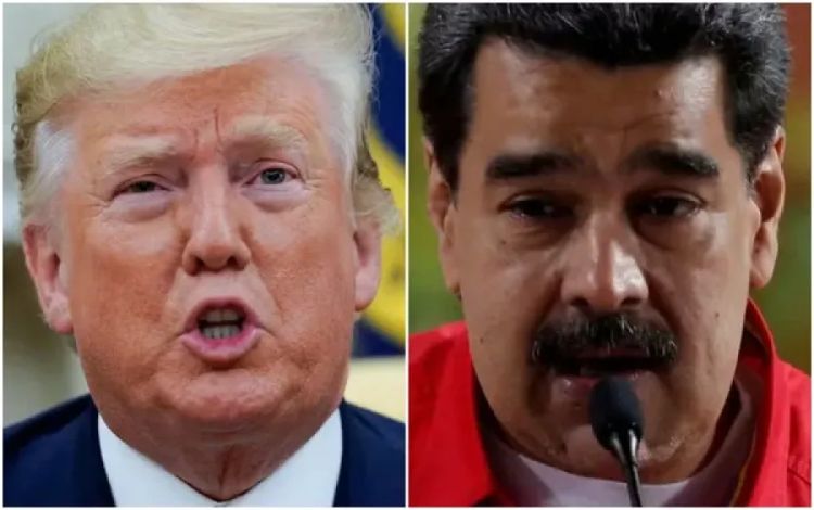 Donald Trump e Nicolás Maduro