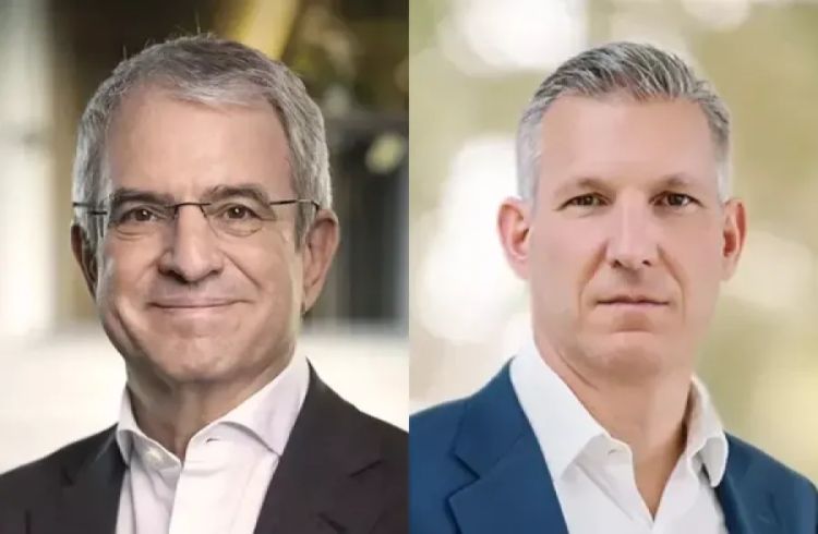 Laurent Freixe (à esq.) foi demitido por manter um relacionamento secreto com uma funcionária; Philipp Navratil (dir.) assume — Foto: Nestlé