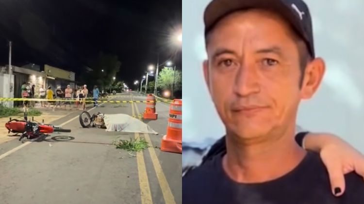 Foto do acidente: WebTVCastelo / Vítima fatal: Reprodução 