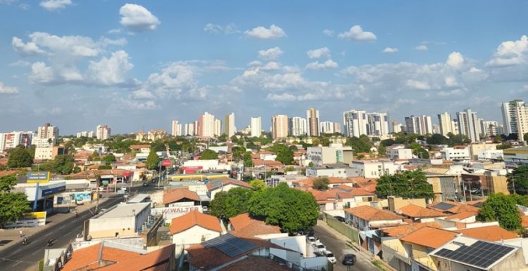 Vista parcial da zona leste de eresina, capital do Piauí. Foto: Campo Maior Em Foco