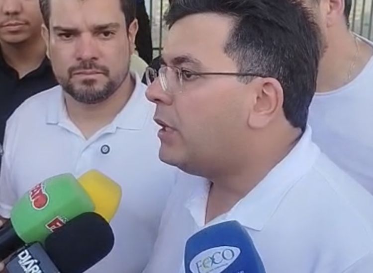 Rafael Fonteles durante coletiva de imprensa nesta quarta-feira (27) em Campo Maior - Foto: Em Foco