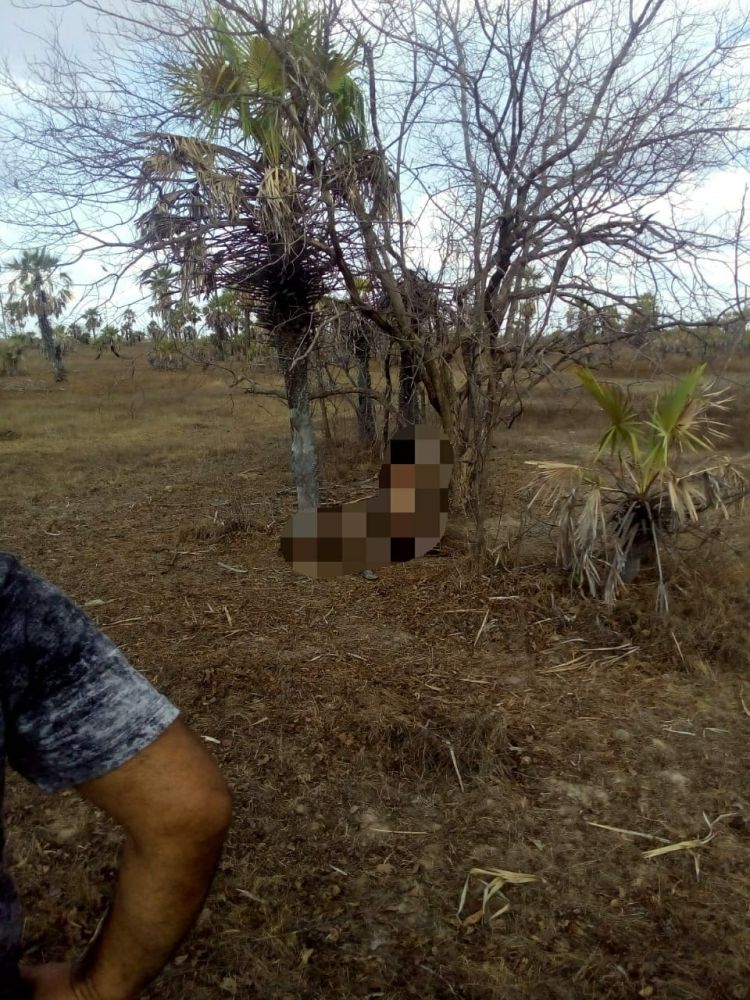Local onde o corpo foi encontrado